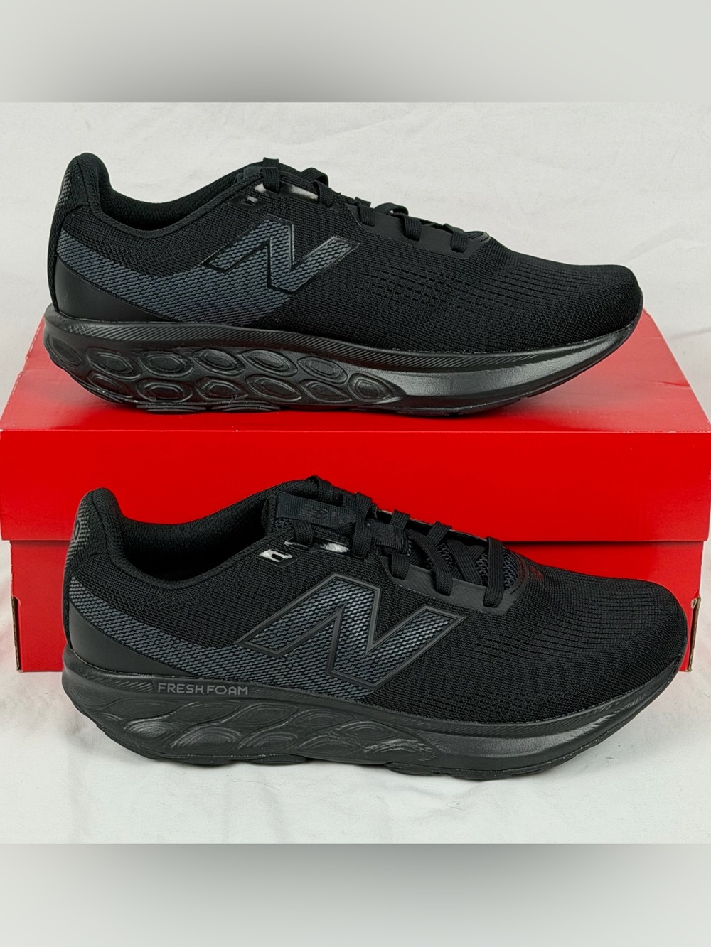 New Balance Fresh Foam 520 v9 Running Shoes Black Black M520LT9 Mens Size 9.5 4E
